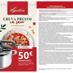 Lagostina Cuisson*Autocuiseur Novia LagoEasy'Up 7L