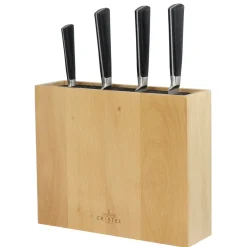 Cristel Coutellerie*Bloc couteaux rectangulaire en hêtre