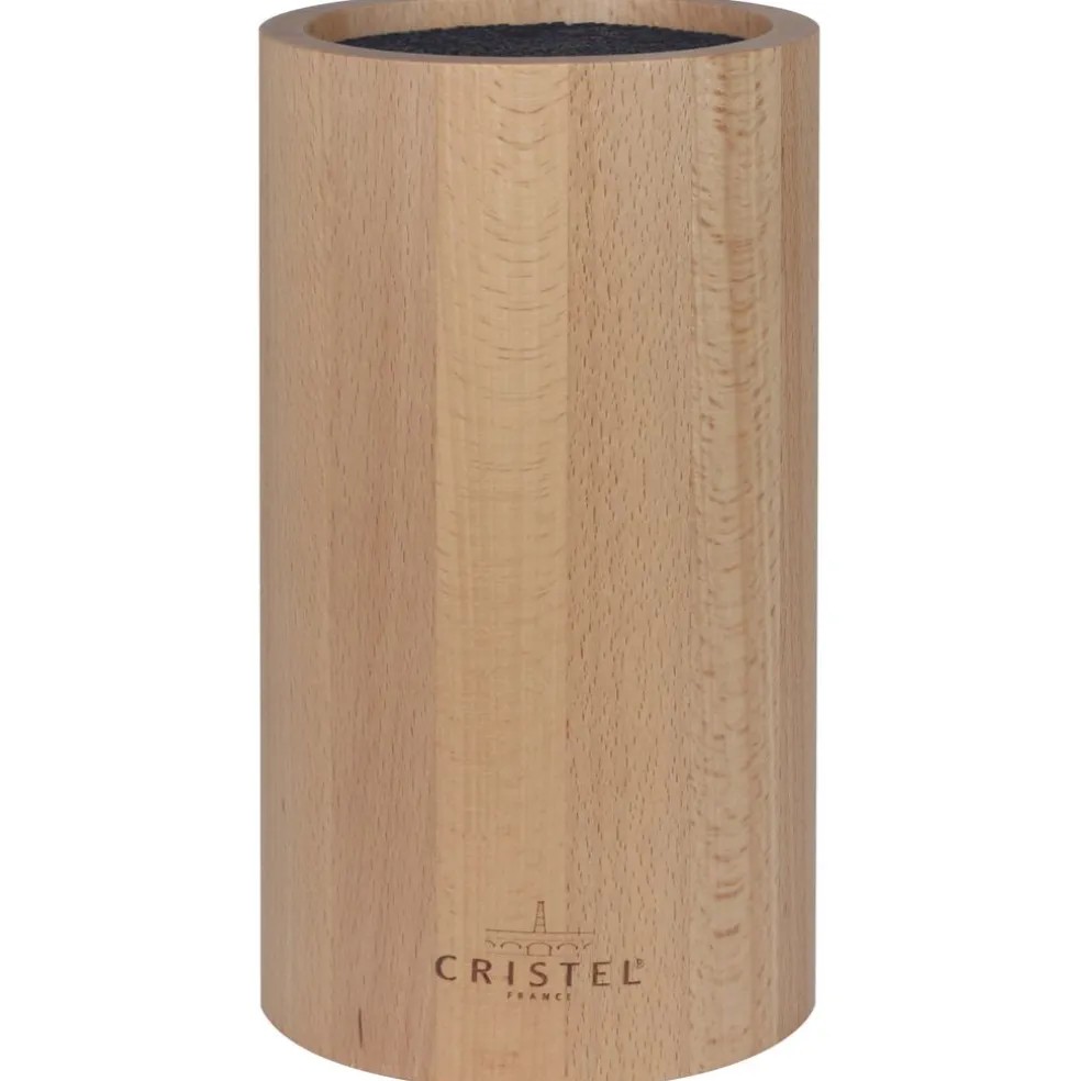 Cristel Coutellerie*Bloc couteaux vide en hêtre