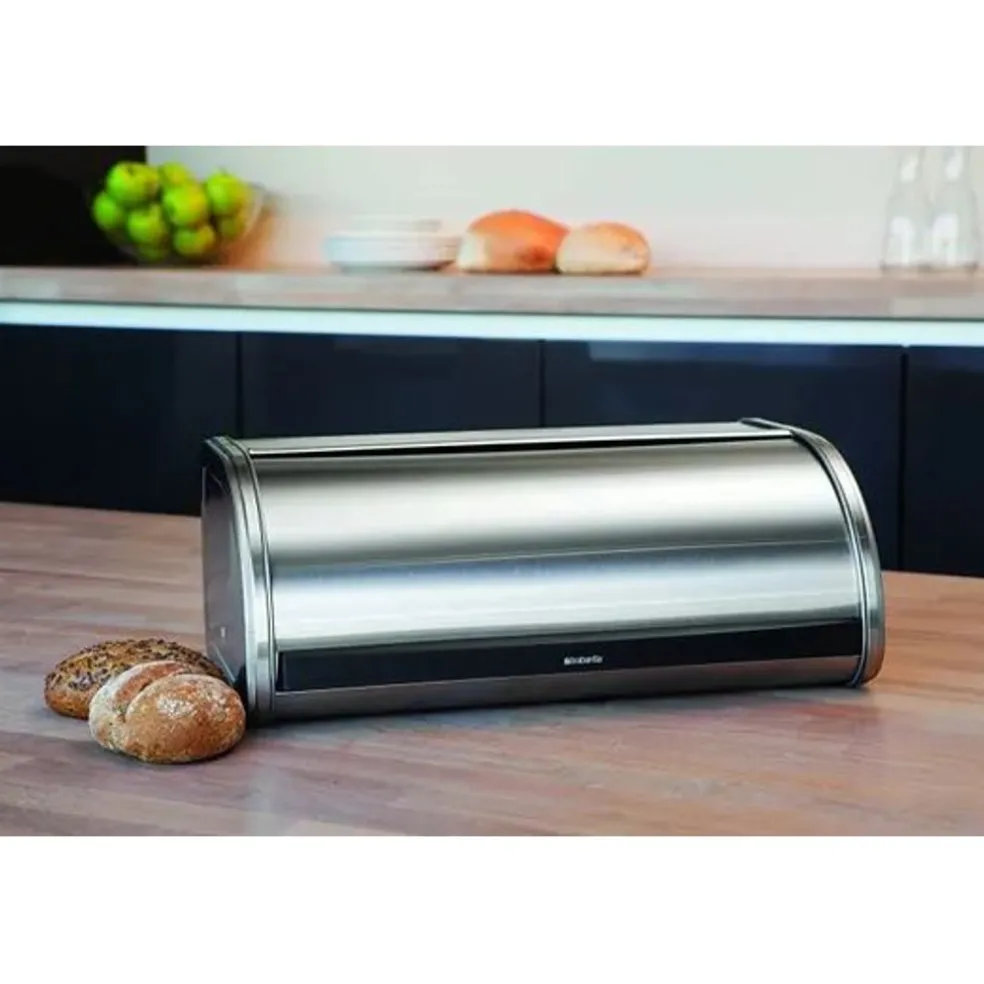 Brabantia Conservation*Boîte à pain Matt Steel 44.5cm