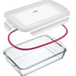 Westmark Conservation*Boîte de conservation compartimentée en verre rectangulaire 2200 ml