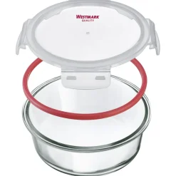 Westmark Conservation*Boîte de conservation hermétique en verre ronde 650 ml