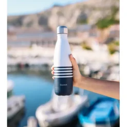 Qwetch Bouteilles Isothermes*Bouteille isotherme marinière bleue 500 ml