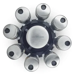 Cole & Mason Préparation*Carrousel à épices 8 flacons