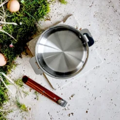 Cristel Cuisson*Casserole inox Casteline amovible 14cm