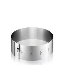 Gefuu00ae Pâtisserie*Cercle à gâteau Tondo clip h.10 cm en inox