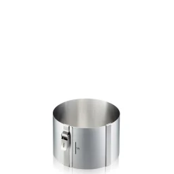 Gefuu00ae Pâtisserie*Cercle à gâteau Tondo clip h.10 cm en inox
