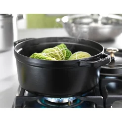 Staub Cuisson*Cocotte en fonte ronde 24 cm mat