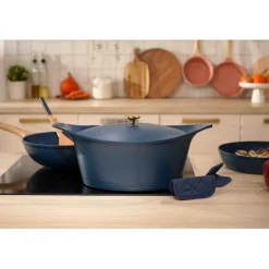Cookut Cuisson*Cocotte ovale 33 cm myrtille