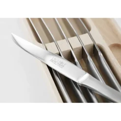 Andru00e9 verdier Coutellerie*Coffret 6 couteaux à steak Lame dentée Laguiole inox