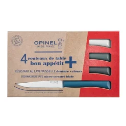 Opinel Coutellerie*Coffret de 4 couteaux Bon Appétit+ Tempête