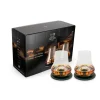 Peugeot Verres*Coffret Whisky Atmosphère : Duo 2 verres de degustation + bases réfrigérantes