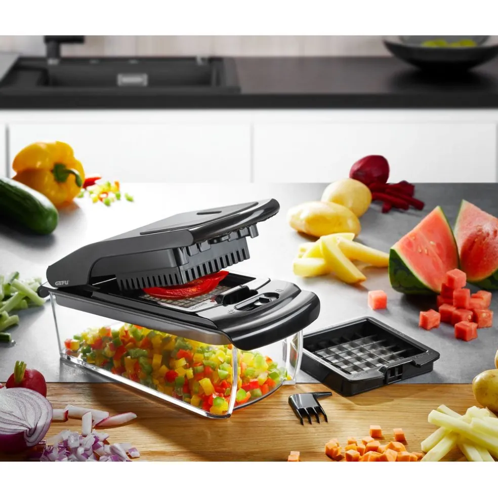 Gefuu00ae Préparation*COUPE DÉS ET BÂTONNETS TREPPO