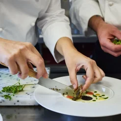 Nogent*** Coutellerie*Couteau mini santoku Classic manche merisier 11 cm