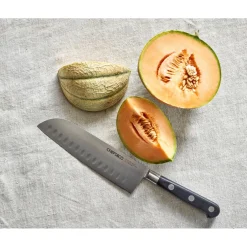 Chefs & Co Coutellerie*Couteau Santoku alvéolé 18 cm