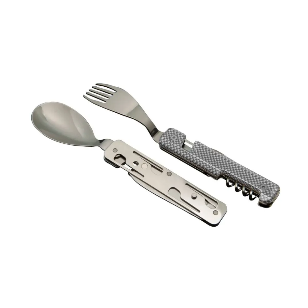 Akinod Conservation*Couverts pliants aimantés 13H25 fibre de Carbone