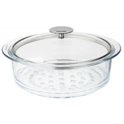 Cristel Cuisson*Cuit-vapeur en verre 24cm