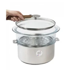 Cristel Cuisson*Cuit-vapeur en verre 20cm
