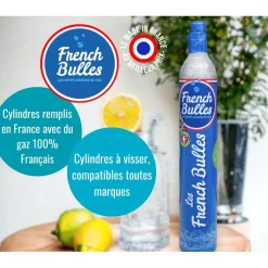 French Bulles Accessoires De La Table*Cylindre neuf de CO2 425g pour machine à eau gazeuse