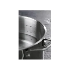 Chefs & Co Cuisson*Faitout + couvercle en verre 24cm