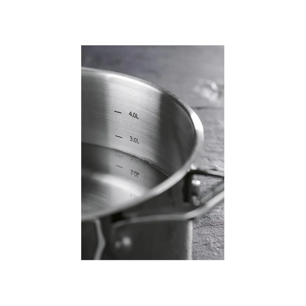 Chefs & Co Cuisson*Faitout + couvercle en verre 24cm