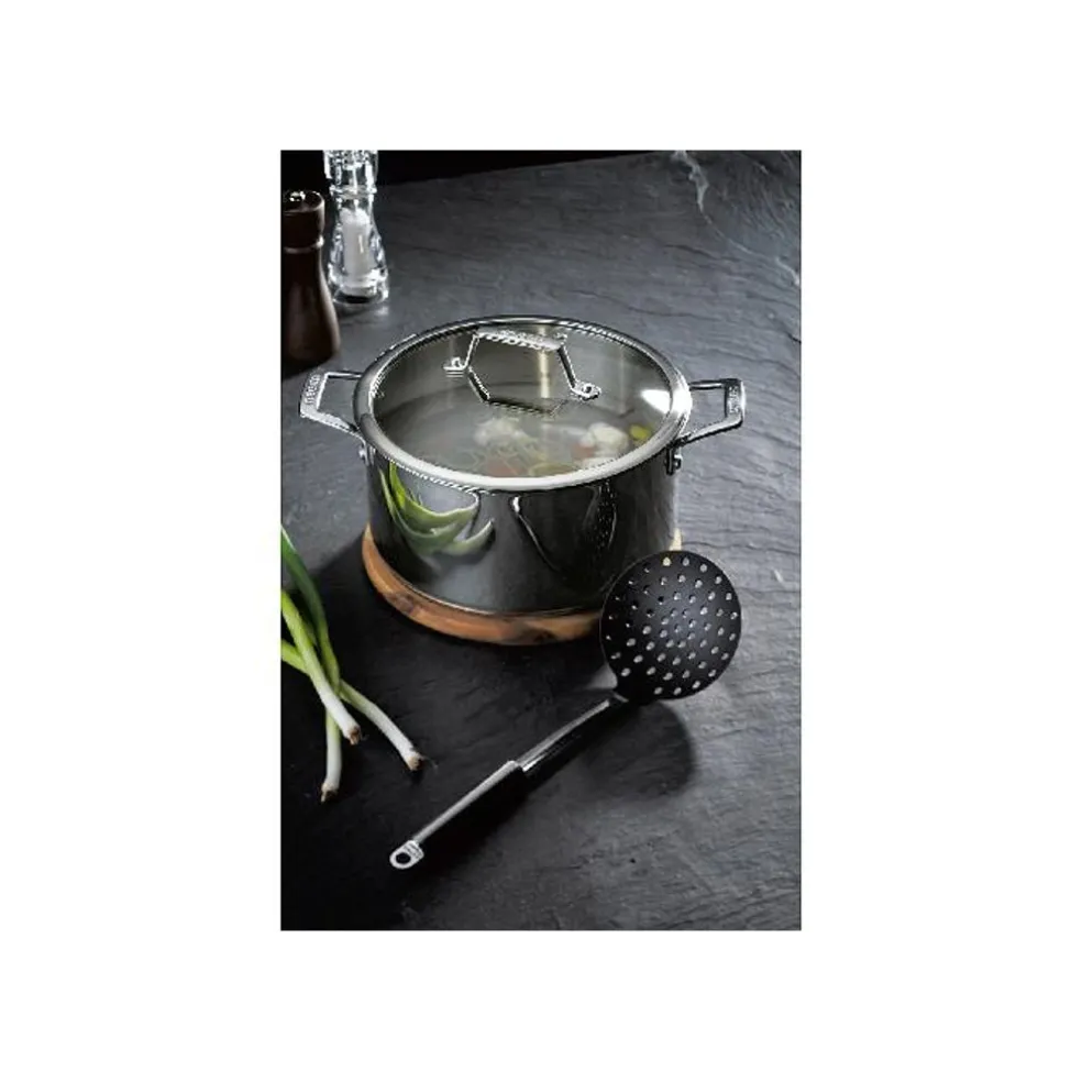 Chefs & Co Cuisson*Faitout + couvercle en verre 24cm