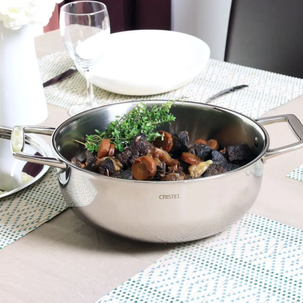 Cristel Cuisson*Faitout inox Castel'Pro 28cm