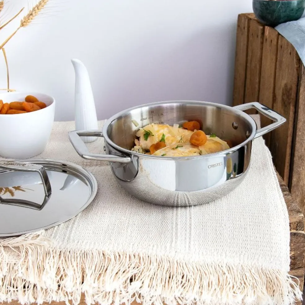 Cristel Cuisson*Faitout inox Castel'Pro 28cm