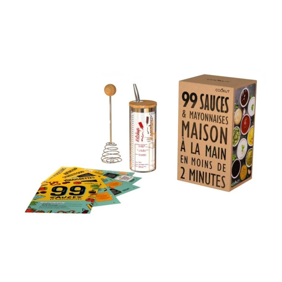 Cookut Préparation*Kit 99 SAUCES ET MAYONNAISES MAISON à la main