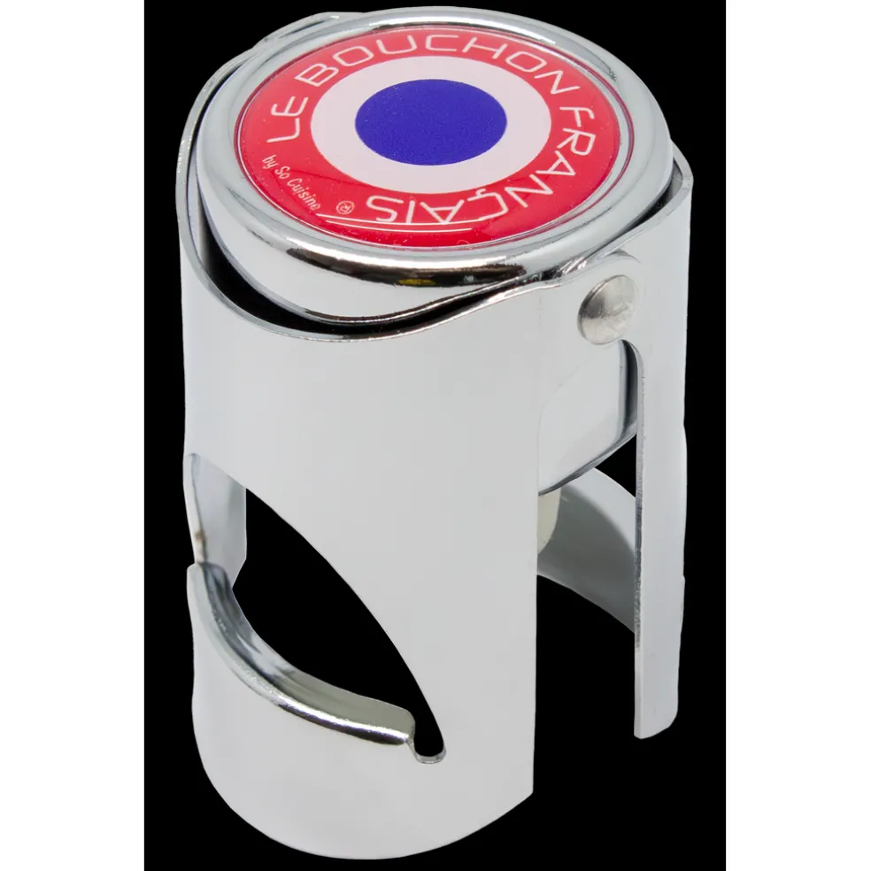 Le bouchon franu00e7ais Oenologie Cocktails*Le Bouchon Français à champagne - rond bleu