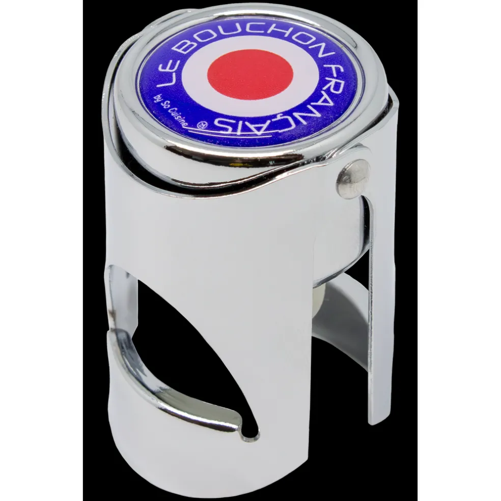 Le bouchon franu00e7ais Oenologie Cocktails*Le Bouchon Français à champagne - rond rouge