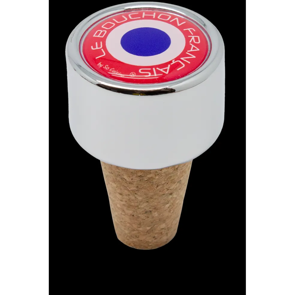 Le bouchon franu00e7ais Oenologie Cocktails*Le bouchon Français à vin - rond bleu