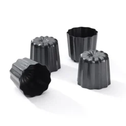 De Buyer Pâtisserie*Lot de 4 moules à cannelés bordelais