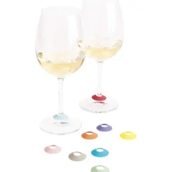 L'atelier du vin Oenologie Cocktails*Marque-verres Chic Glass Rainbow