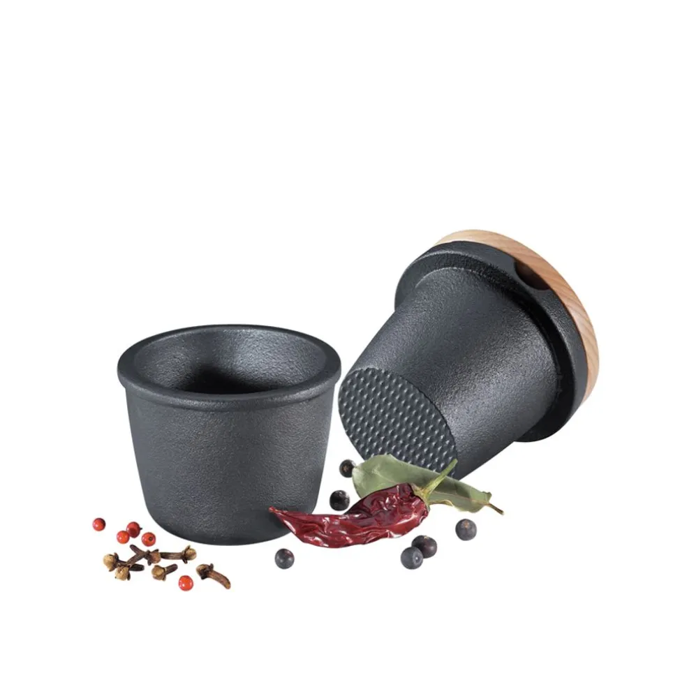 Culinarion Préparation*Mortier et pilon en fonte 8 cm