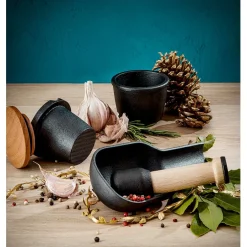 Culinarion Préparation*Mortier et pilon en fonte 8 cm