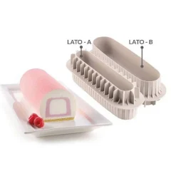 Silikomart Pâtisserie*Moule insert bûche 3D
