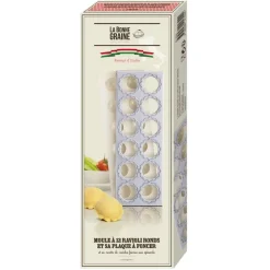 L.Tellier Préparation*Moule pour 12 raviolis ronds D 4cm