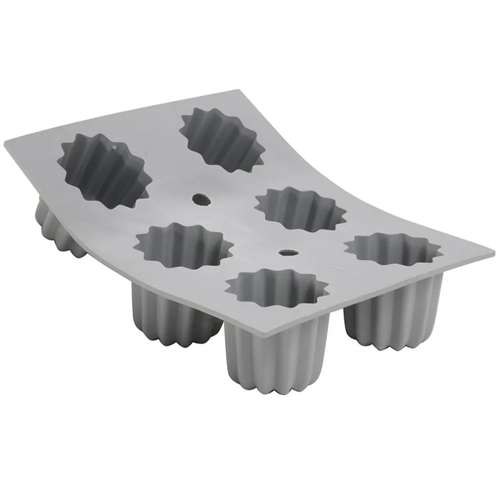De Buyer Pâtisserie*Moule souple 6 cannelés Elastomoule®