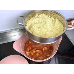 Cookut Cuisson*Panier vapeur / Couscoussier pour cocotte de 28 cm