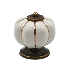 Cookut Cuisson*Poignée citrouille céramique blanche