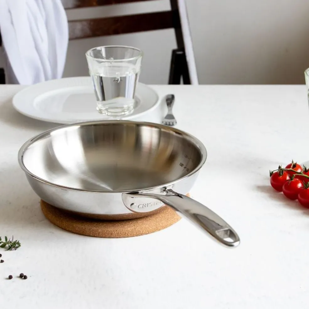 Cristel Cuisson*Poêle sautoir inox Castel'Pro 28cm