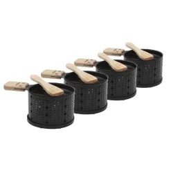 Cookut Cuisson*Raclette à la Bougie LUMI 4 Sets Individuels