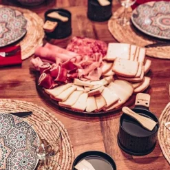 Cookut Cuisson*Raclette à la Bougie LUMI 4 Sets Individuels