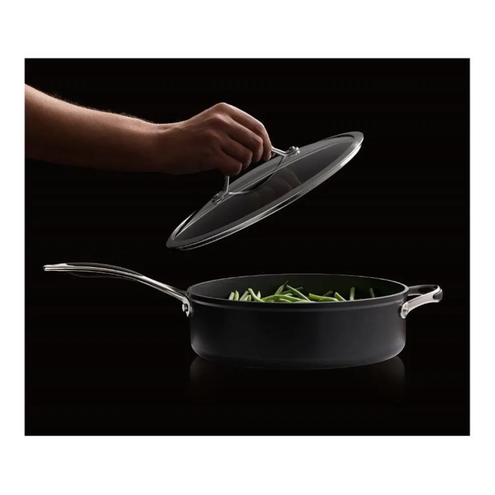 Chefs & Co Cuisson*Sauteuse 28 cm aluminium forgé + couvercle