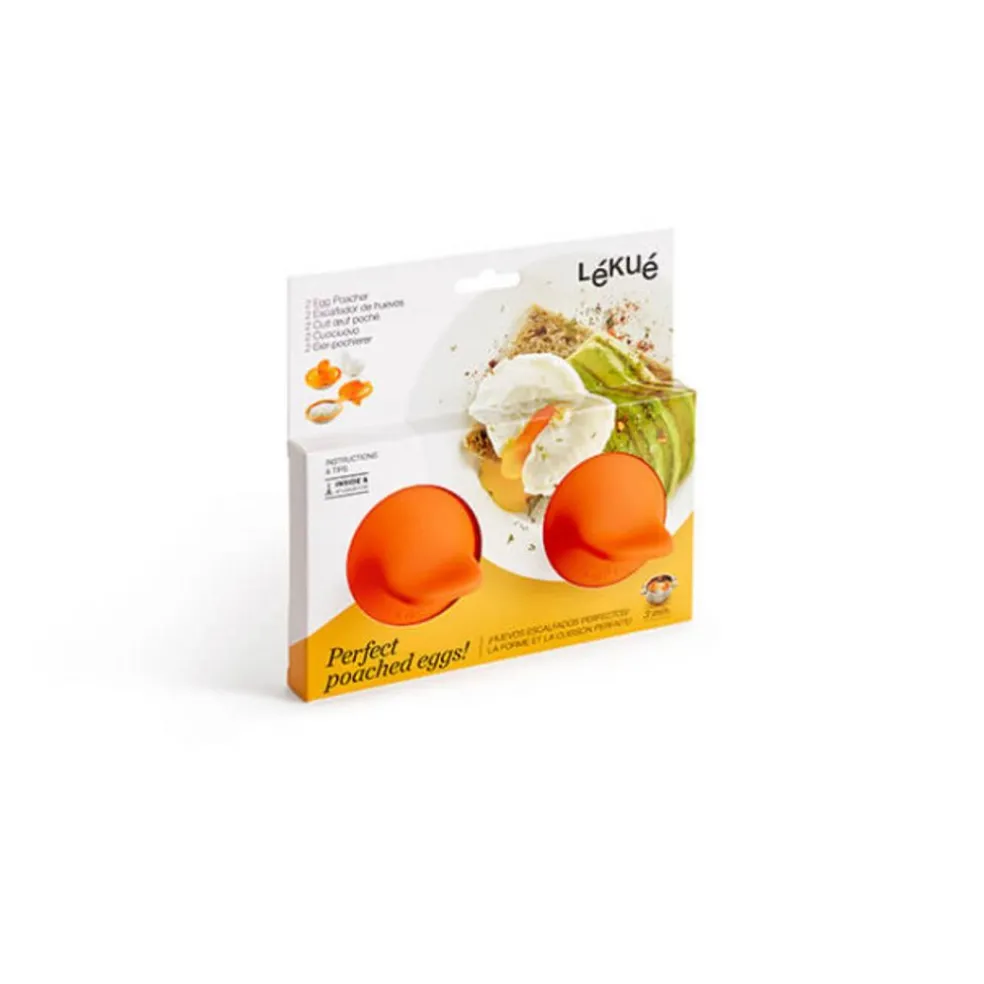 Lekue Préparation*Set de 2 pocheuses à œuf