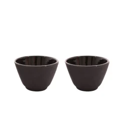 Point Virguleu00ae Petit Déjeuner*Set de 2 tasses à thé en fonte 120ml