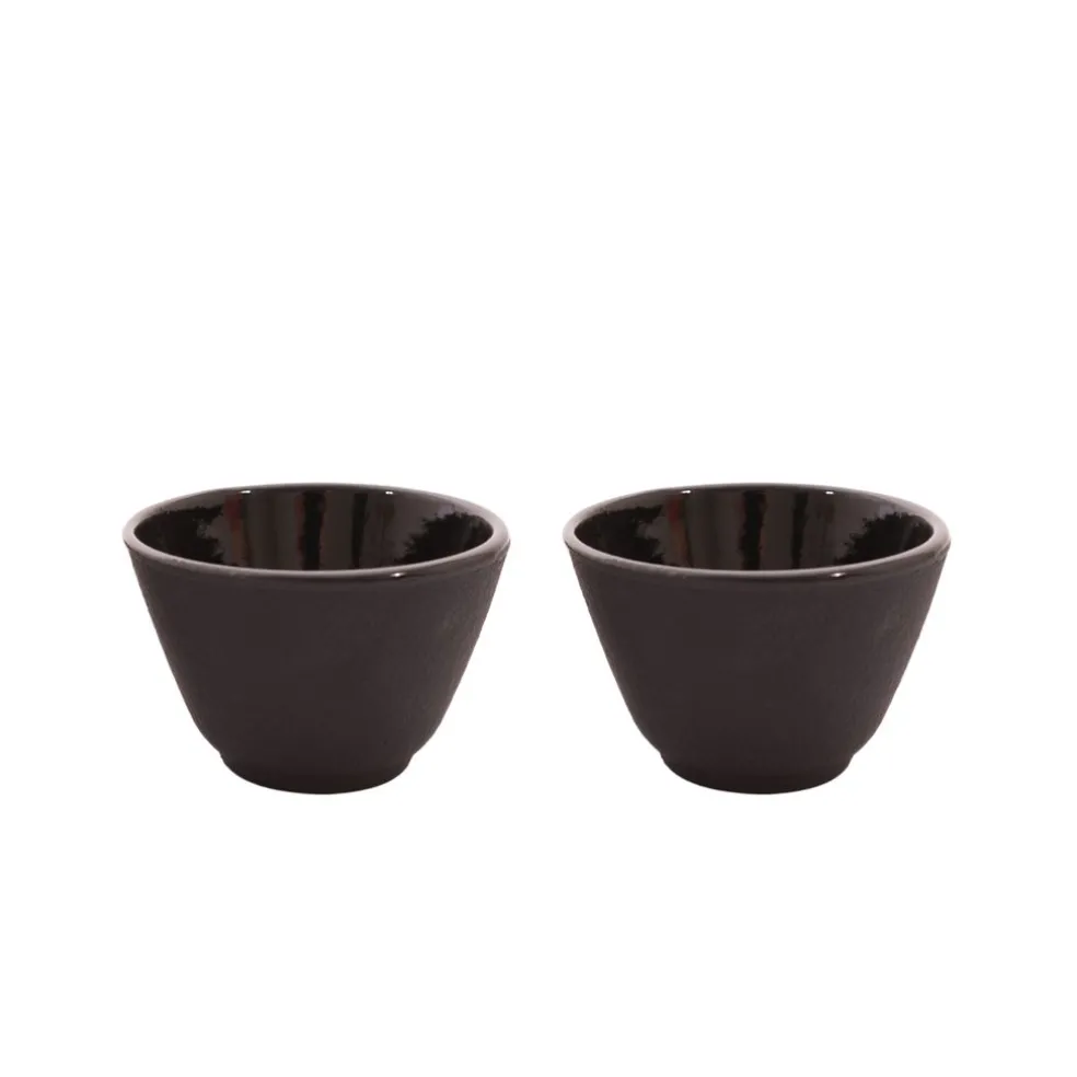 Point Virguleu00ae Petit Déjeuner*Set de 2 tasses à thé en fonte 120ml