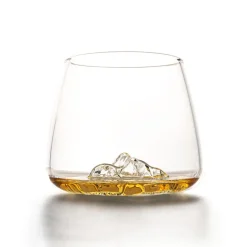 Alaskan maker Verres*Set de 2 verres à whisky TOPOGRAPHIC Mont Blanc et Everest