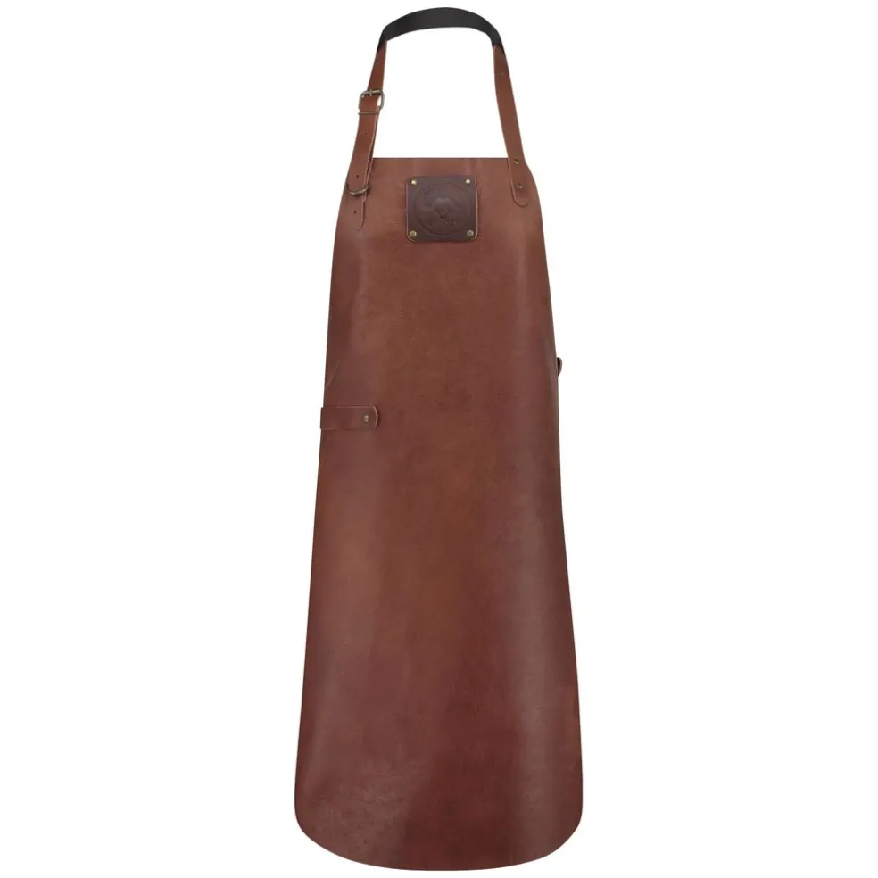 Witloft Textile De Cuisine*TABLIER en cuir FULL GRAIN COGNAC